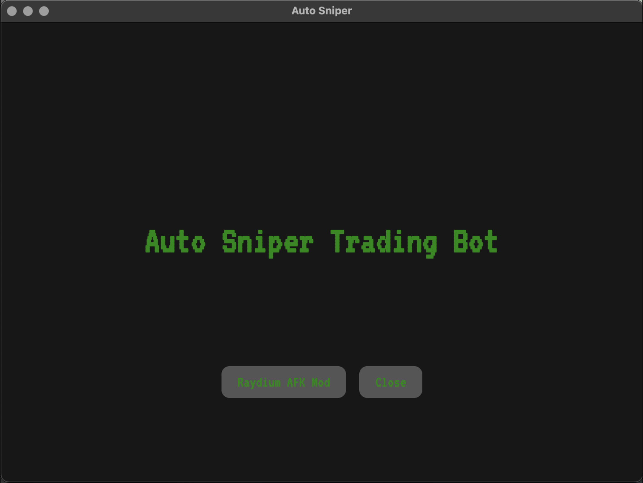 Auto Sniper Bot